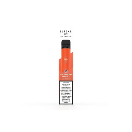 ELFBAR 600 Disposable Pod - Strawberry Elfbull (20mg/ml)