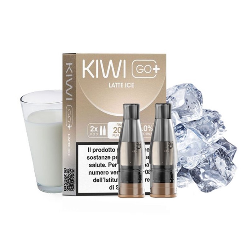 KIWI GO+ POD - LATTE ICE 2ML [2PZ] | AdessoSvapo