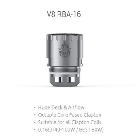COIL TFV8 V8-RBA-16 OCTUPLE 0,16 OHM 1 PZ SMOK