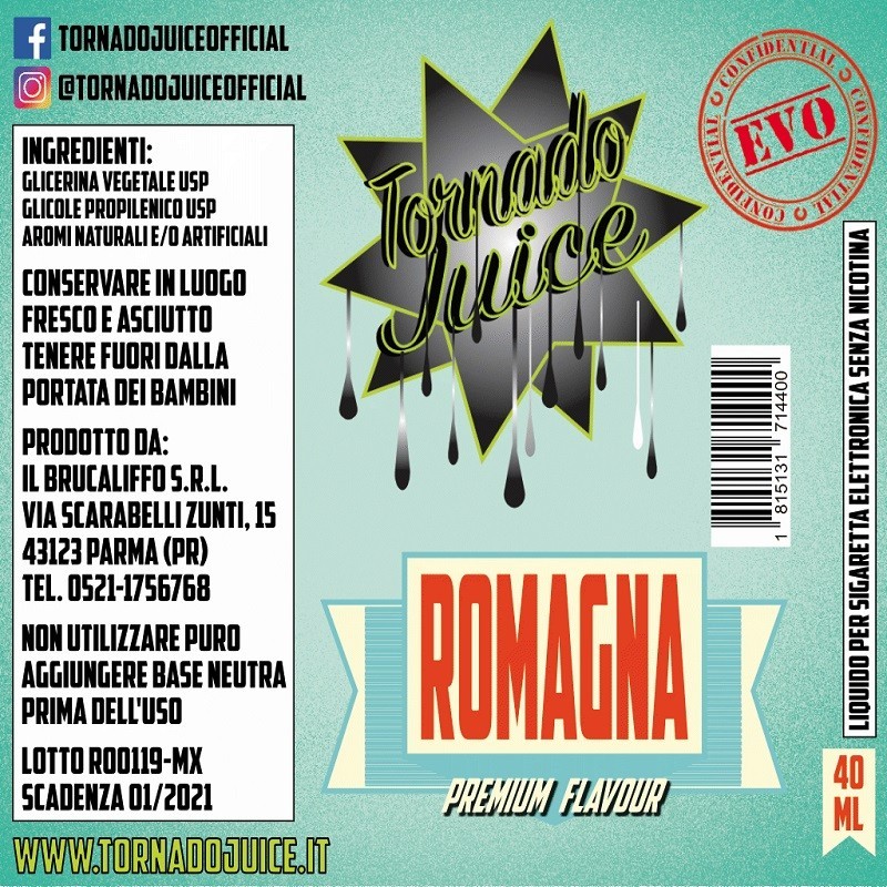 TORNADO JUICE ROMAGNA MX-60 40 ML TORNADO JUICE 19,00