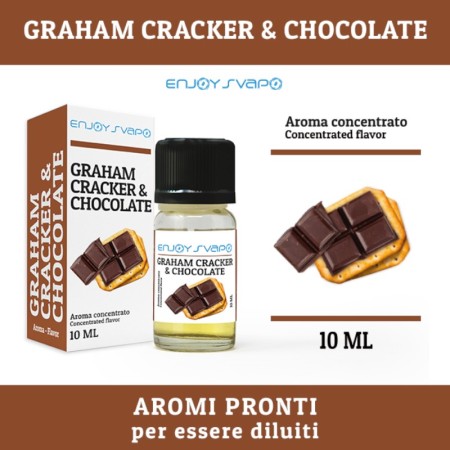 GRAHAM CRACKER E CHOCOLATE AROMA 10 ML ENJOY SVAPO