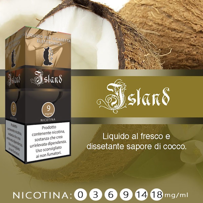 dove posso comprare la nicotina liquida LOP ISLAND 10 ML LOP 5,00 €