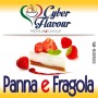 PANNA E FRAGOLA AROMA 10 ML CYBER FLAVOUR