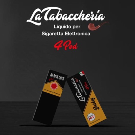 BURLEY BLACK LINE 4POD LA TABACCHERIA LIQUIDO PRONTO