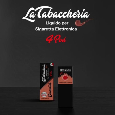 CAVENDISH BLACK LINE 4POD LA TABACCHERIA LIQUIDO PRONTO