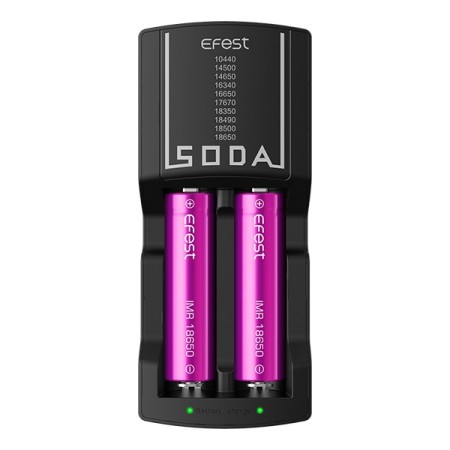 CARICABATTERIE SODA DUAL CHARGER EFEST